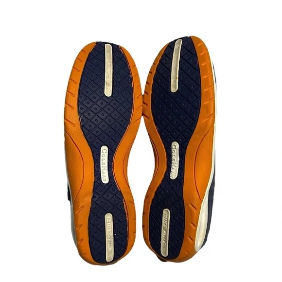 Cole Haan Nike Air Walking Mules Slip On Navy Blue Gray Sneakers Women’s Size 7 - Picture 10 of 15